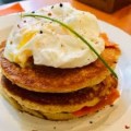 Pancakes with Eggs &amp; Cheese